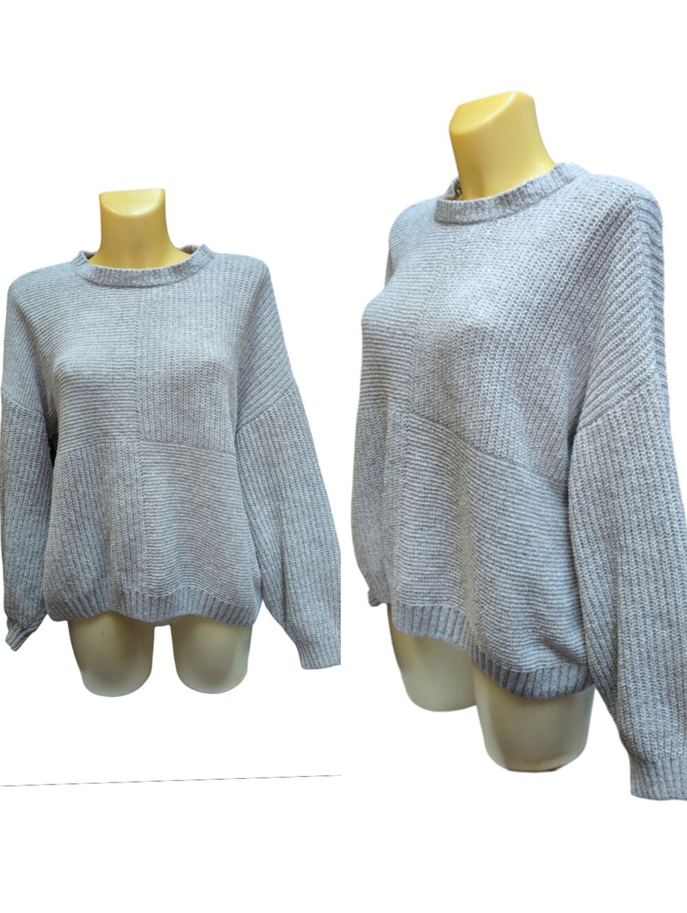 MAURICES Light Grey Warm Thick Chunky Knit Soft Sweater